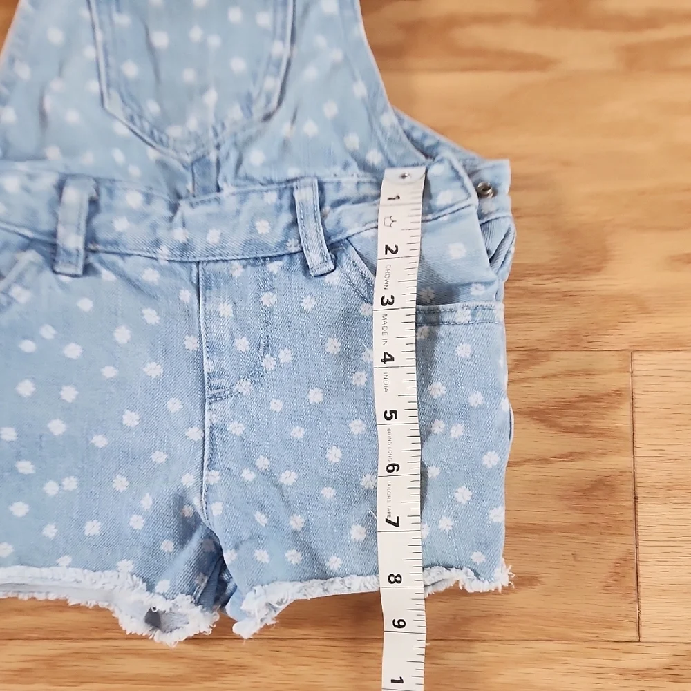 The Children's Place Toddler Girls Denim Shortalls 2T